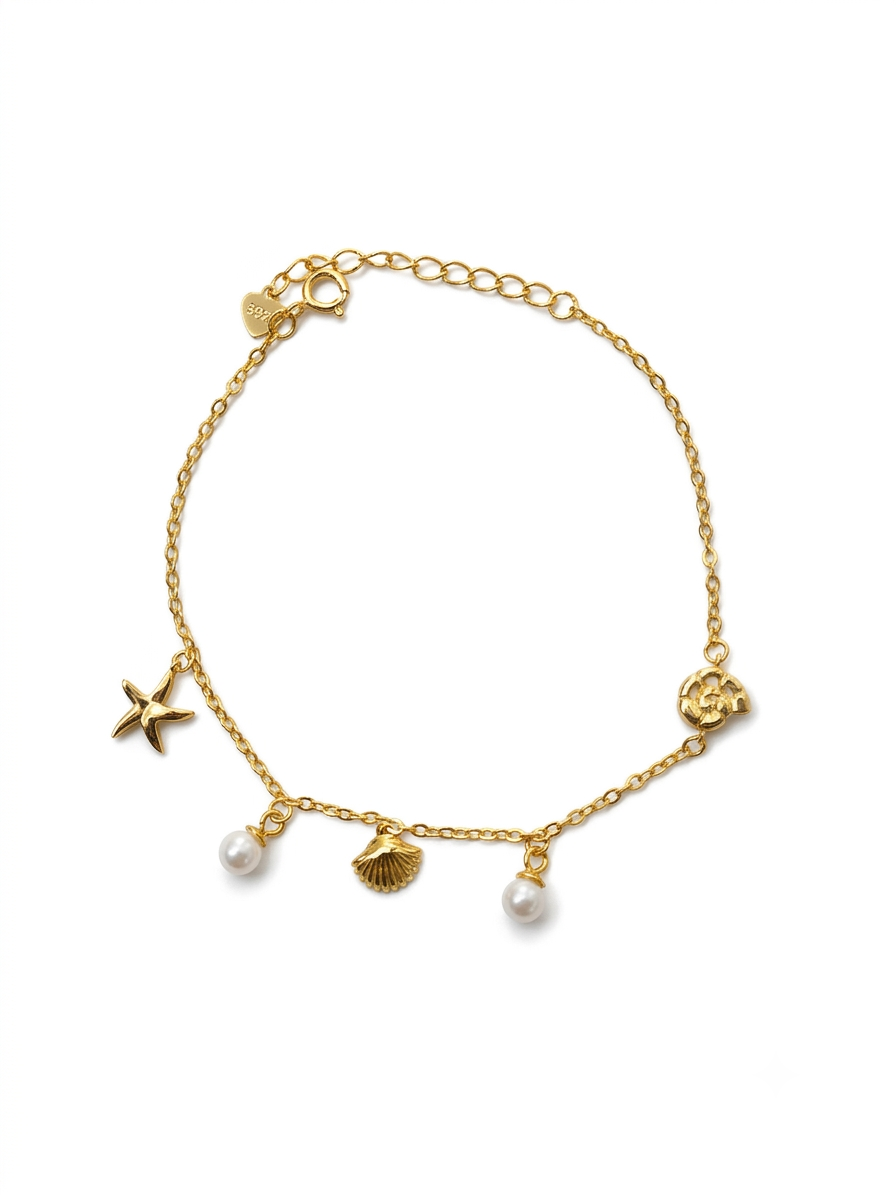 Golden Tide Charm Bracelet