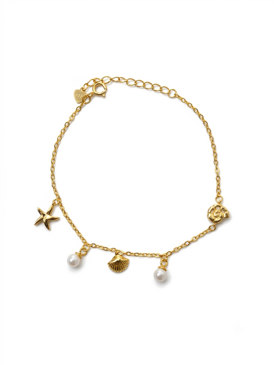 Golden Tide Charm Bracelet